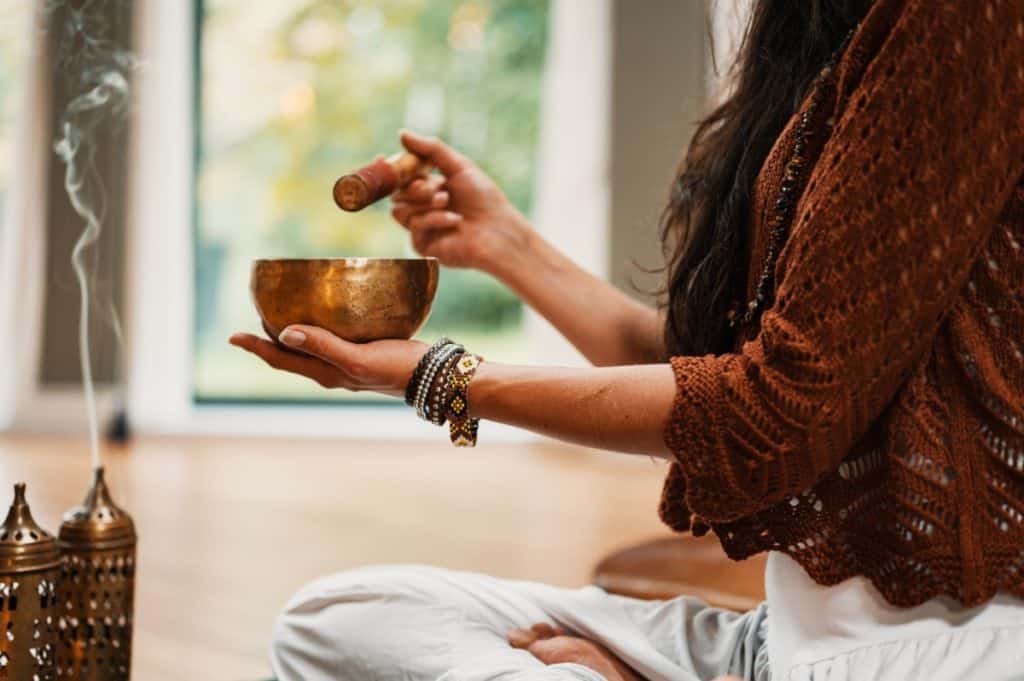 Intentional living with self-reflection during meditation.